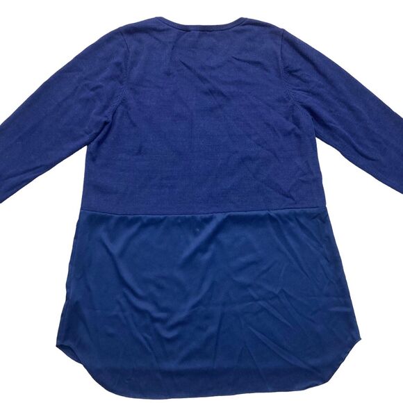 Soft Surroundings Deep Blue Button-Up Cardigan - Picture 3 of 9